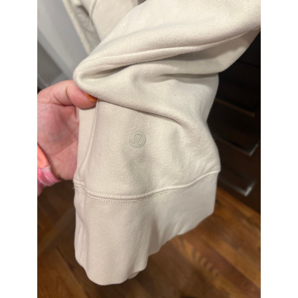 Lululemon‎ Loungeful Hoodie *Graphic Natural Ivory Womens Size 6 - Picture 5 of 5